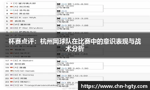 杯赛点评：杭州网球队在比赛中的意识表现与战术分析